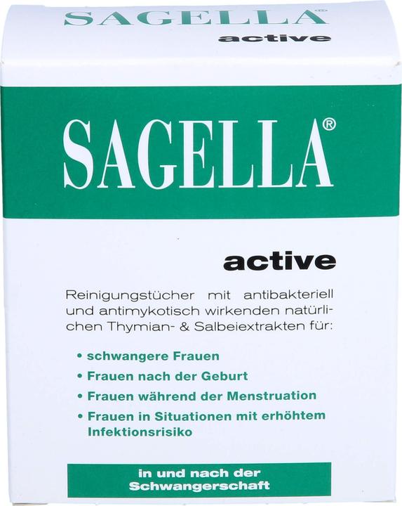 Immagine prodotto Sagella attivo, 10 pz TUE (Salviette intime)