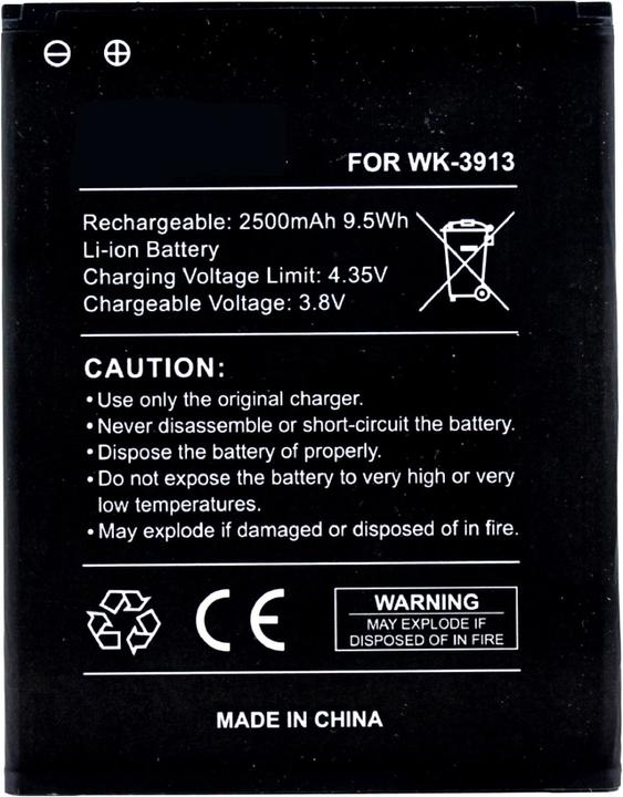 Actual product image AGI Battery compatible with Wiko Lenny 4 4 Plus - Battery - 2,500 mAh