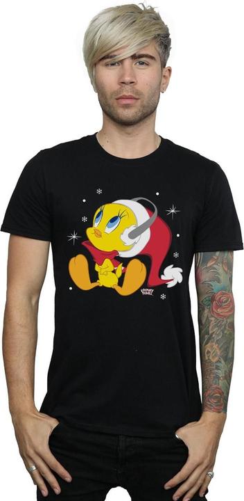 Immagine prodotto Looney Tunes Christmas Tweety Maglietta Uomo (M)