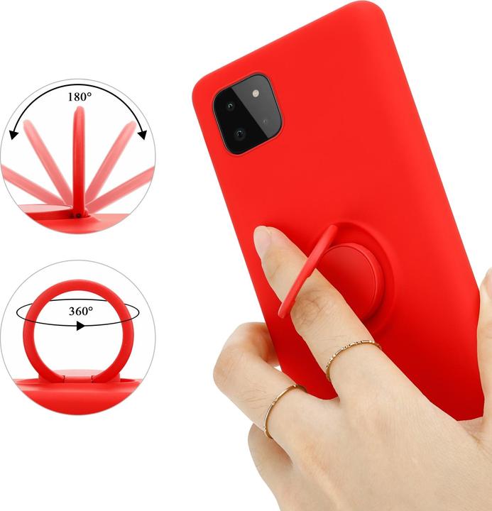 Produktbild Cadorabo TPU Liquid Ring Silicone Case Hülle (Samsung Galaxy A22 5G)