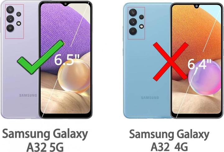 Immagine prodotto Screenguard Samsung Galaxy A32 5G Pellicola protettiva in vetro Custodia Design amichevole (1 Pezzo/i, Samsung Galaxy A32 5G)