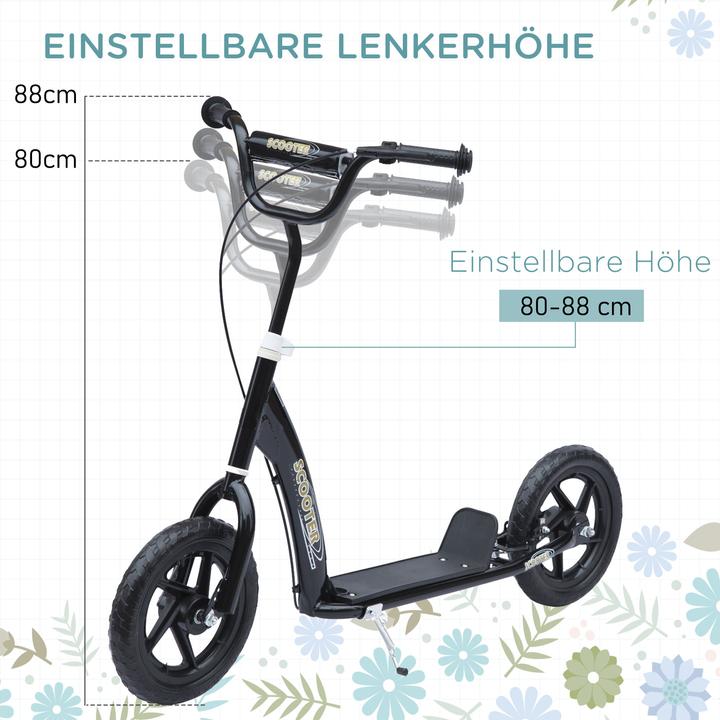 Produktbild Homcom Kinderroller Anti-Rutsch Trittfläche, Metallfahrradständer zum Parken