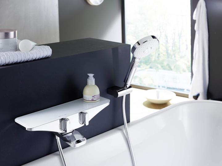 Image du produit Hansa HANSAACTIVEJET Garniture de douche à main, 3 jets, diamètre 120mm, 84380133 (3 Types de jets, 15 l/min)