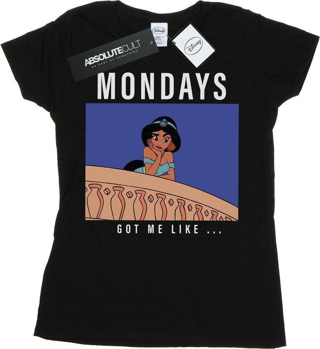 Produktbild Disney Princess Jasmine Mondays Got Me Like TShirt (S)