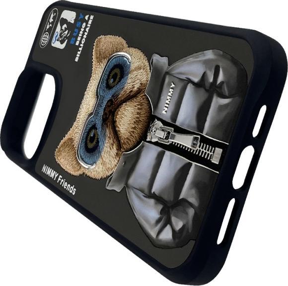 Actual product image Audi Nimmy case iPhone 15 Pro Max 6.7" black Cool&Cute 2.0 Dog (Apple iPhone 15 Pro Max)