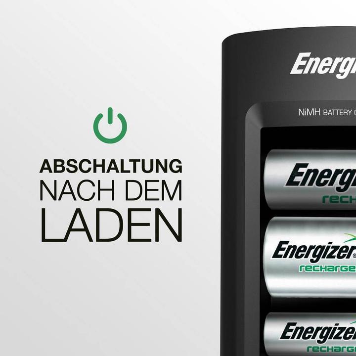 Immagine prodotto Energizer Ricarica universale (1 pz., D, AAA, AA, 9V Block, 2300 mAh, Caricabatterie senza batteria)