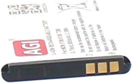 Produktbild AGI 27635 - Batterie/Akku - Olympia - Schwarz - Lithium-Ion (Li-Ion) - 700 mAh - 700