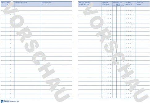 Valeurs nutritives et ingrédients Avery Carnet de route (A5, Quadrillé, Couverture souple)