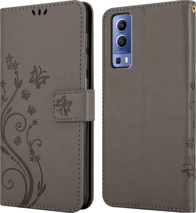 Produktbild Cadorabo Flower Book Hülle (Vivo Y72 5G, Vivo Y52s 5G)