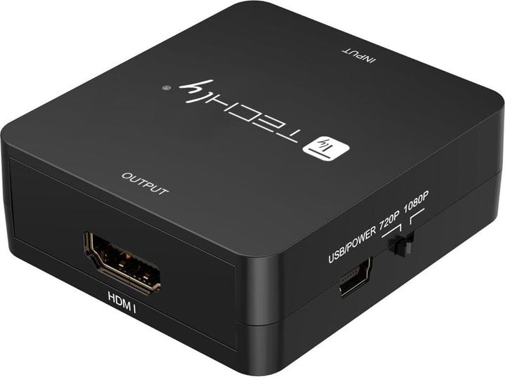 Actual product image NoName AV composite video and audio converter 3x RCA to HDMI 1080p