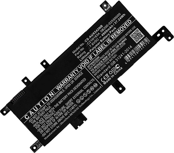 AGI Battery compatible with Asus VivoBook 15 X542UR-GQ040T - Battery - 4,900 mAh (4900 mAh)