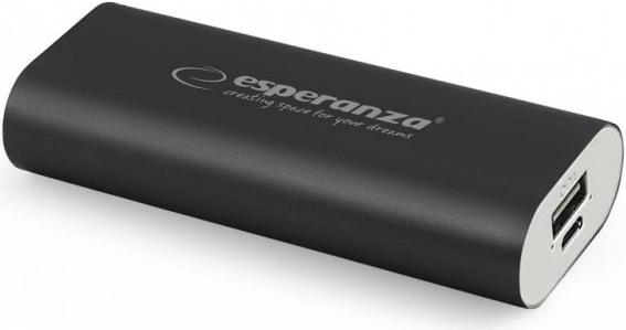 Immagine prodotto Esperanza EMP105K Hadron - Nero - Universale - Rettangolo - 4400 mAh - USB - 5 V (4400 mAh, 16.28 Wh)