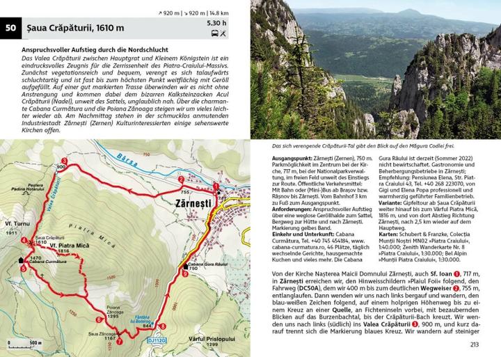 Image du produit Wanderführer / Rumänien Südkarpaten (Allemand, Birgitta Gabriela Hanover Moser, 2022)