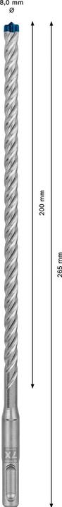Actual product image Bosch Professional Zubehör EXPERT SDS plus-7X hammer drill bit, 8 x 200 x 265 mm (8 millimetres)