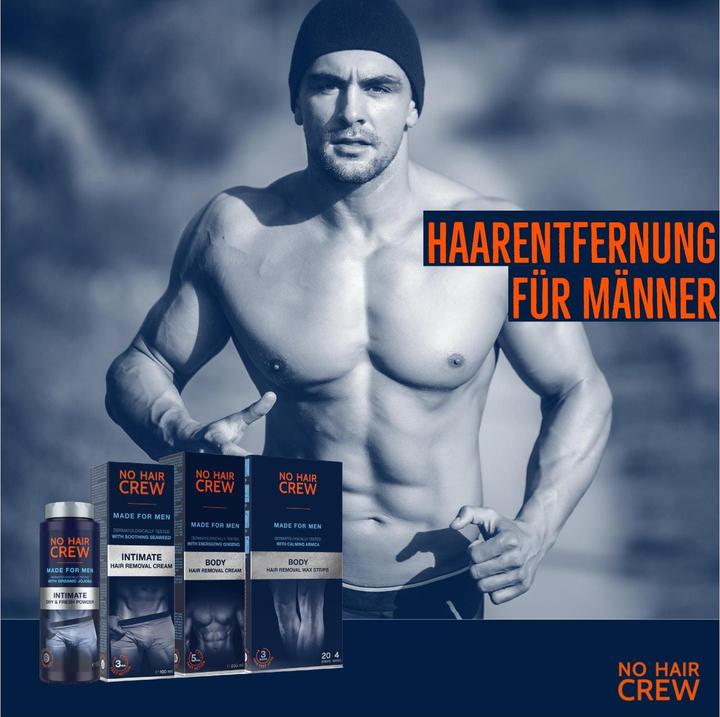 Immagine prodotto No Hair Crew strisce di cera a freddo (448.80 ml, 20 x, 76 g)
