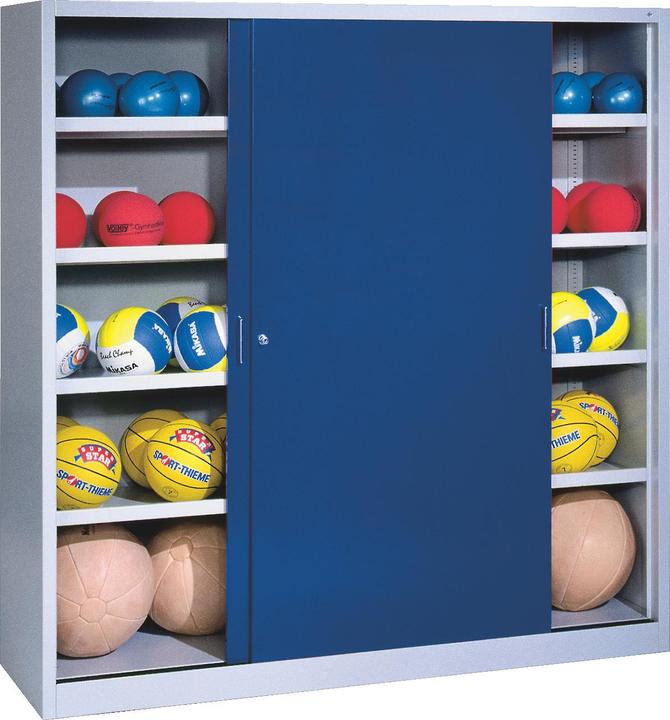 Produktbild C+P Ballschrank (HxBxT: 195x190x60 cm, mit Vollblech-Schiebetüren, Typ 4)