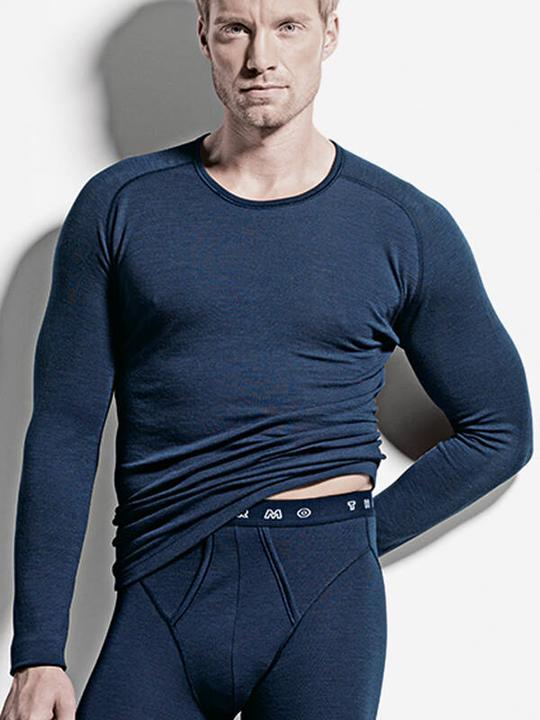 Immagine prodotto ISA Bodywear Camicia a maniche lunghe, collo rotondo (L)