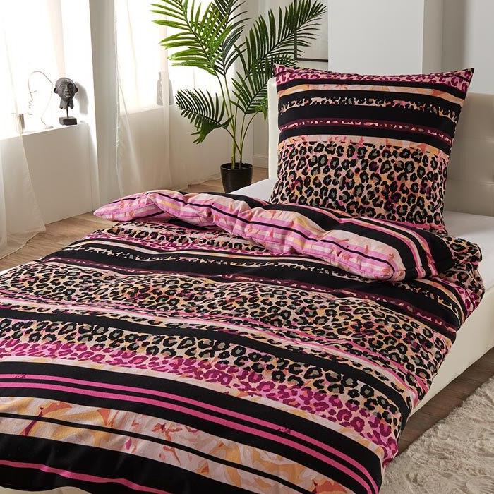 Produktbild Traumschlaf Leopard (Bettwäsche Set, 135x200 cm + 80x80 cm)