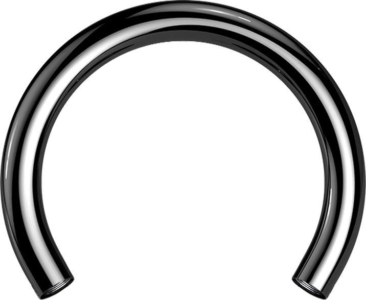 Immagine prodotto Star Piercing Micro Circular-Stab schwarz mit 0.8 mm Innengewinde (Titanio G23, senza ottone)