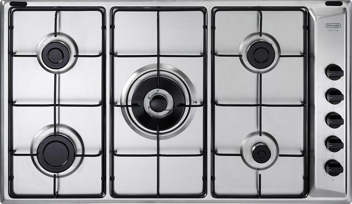 Actual product image De'Longhi De?Longhi YAL 59 DD Stainless steel Built-in hob 86 cm Gas 5 Cooker(s)