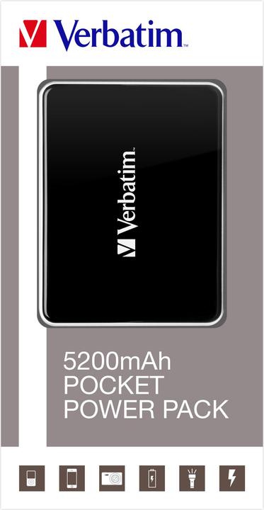 Actual product image Verbatim Portable Power Pack (5200 mAh, 19.24 Wh)