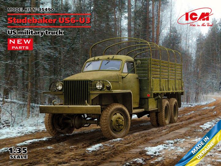 Actual product image ICM Studebaker US6-U3, US military truck