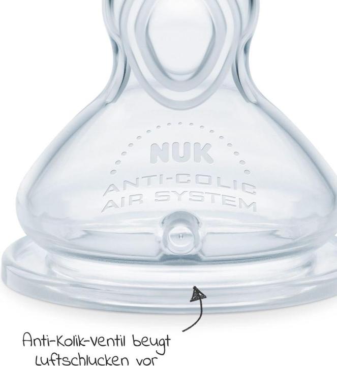 Produktbild NUK First Choice+ Flow Control Silikon-Trinksauger