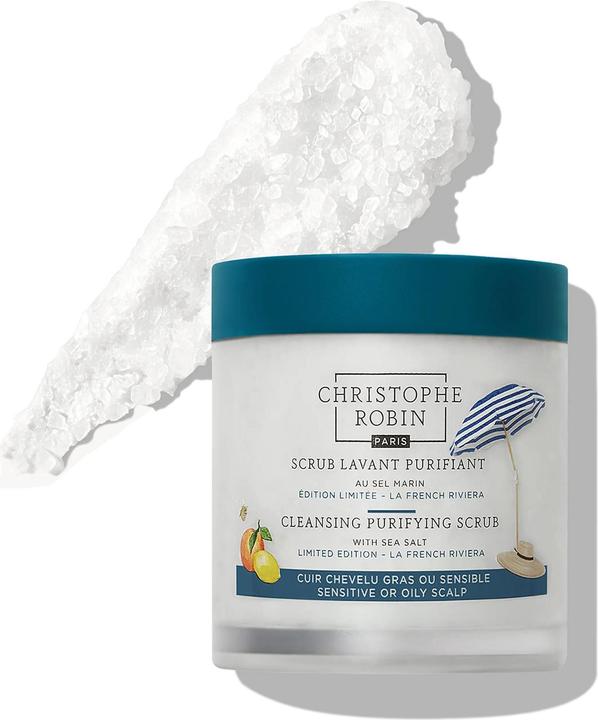 Image du produit Christophe Robin Scrub Lavant Purifiant au Sel Marin Édition Limitée – La French Riviera (250 ml)