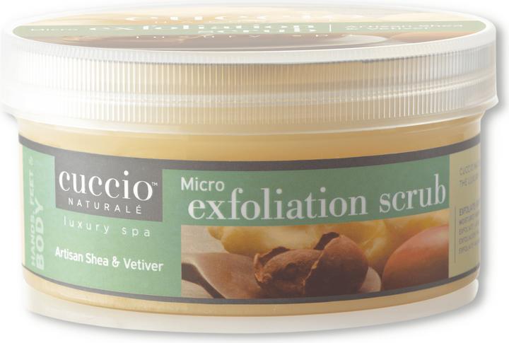 Actual product image Cuccio Naturale Micro Exfoliation Scrub Artisan Shea & Vetiver