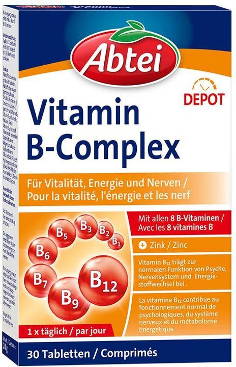 Produktbild Abtei Vitamin B-Complex Tabl (30 Stück, Tabletten, 500 g)