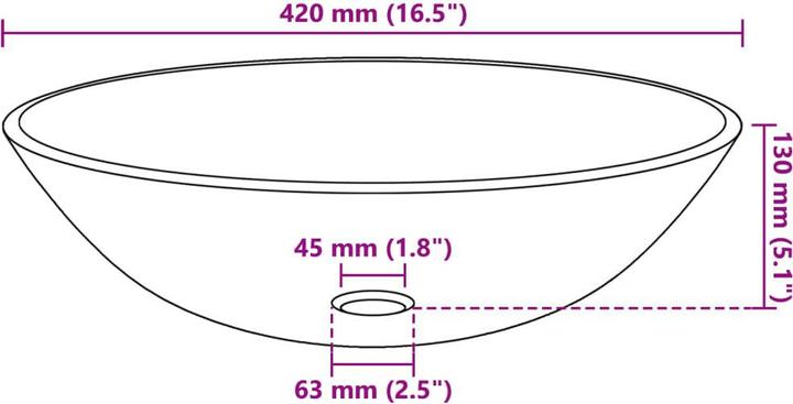 Actual product image VidaXL Agosto (420 mm, 420 mm)