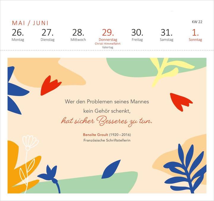 Produktbild Postk.Kalender Kluge Frauen (17 x 17 cm, Deutsch)