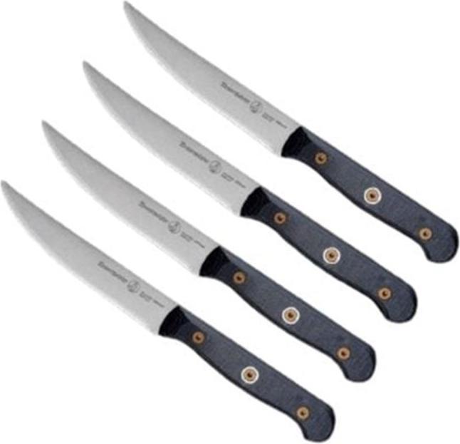 Immagine prodotto Messermeister Set di coltelli da bistecca personalizzati 1 pezzo, nero/argento (4 Pezzo/i, Coltello)