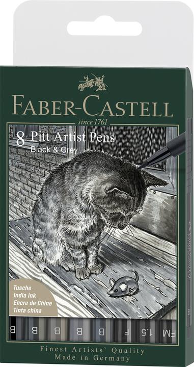 Immagine prodotto Faber-Castell Penna Pitt Artist (Grigio, Nero, 1 x)