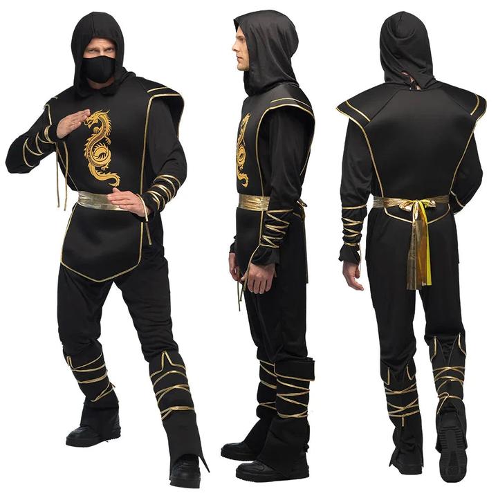 Produktbild Boland Schwarzer Ninja Hanzo Herrenkostüm (54, 56)