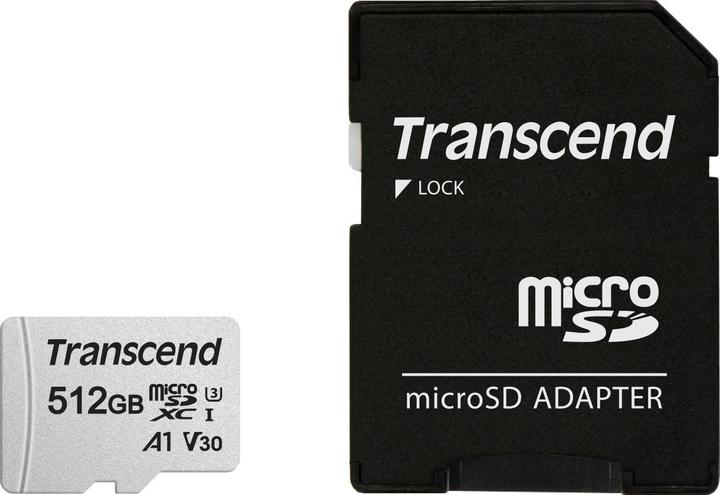 Transcend 300S (512 GB, microSDXC, U3, UHS-I)
