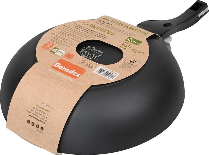 Actual product image Berndes Wok Alu Recycled Induction 28 cm (28 cm, Wok, Aluminium)