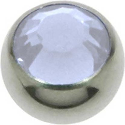 Image du produit Bijouteria Embout de piercing (Cristal Premium, Acier chirurgical 316L)