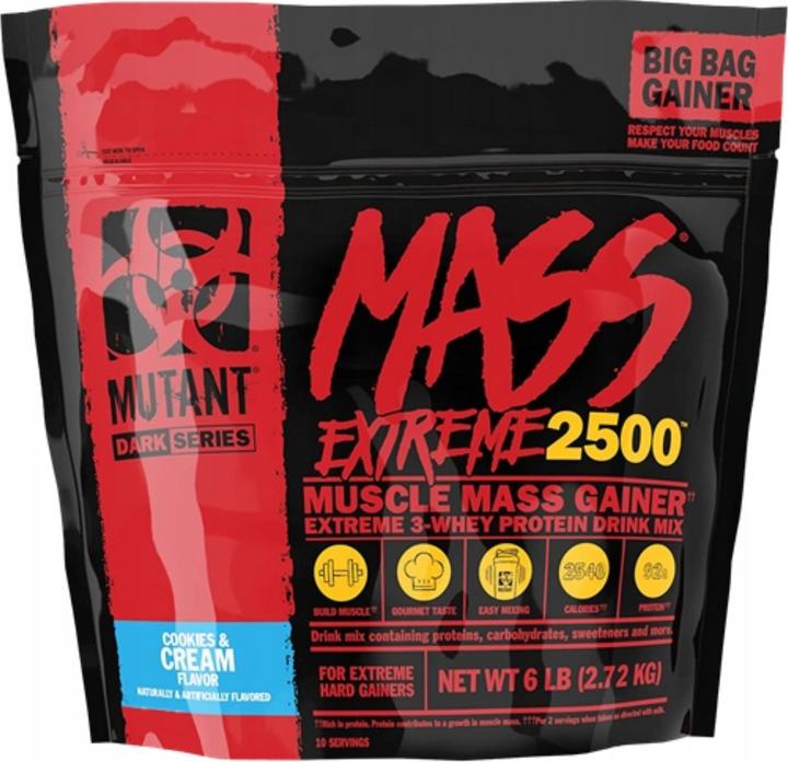 Immagine prodotto Mutant Massa Estrema 2500 (Biscotti e panna, 1 pz., 2766 g)