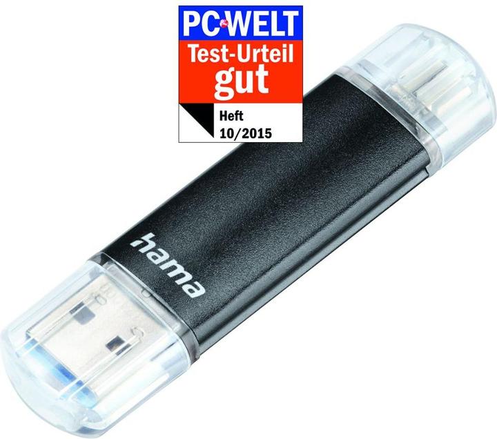 Produktbild Hama Laeta Twin (64 GB, Micro USB, USB 3.0, USB-A)