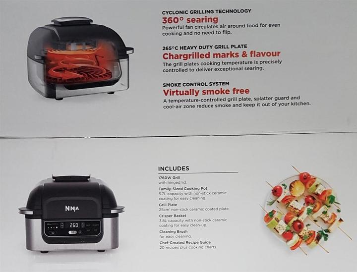 Actual product image Ninja Foodi Grill & Luftfritteuse