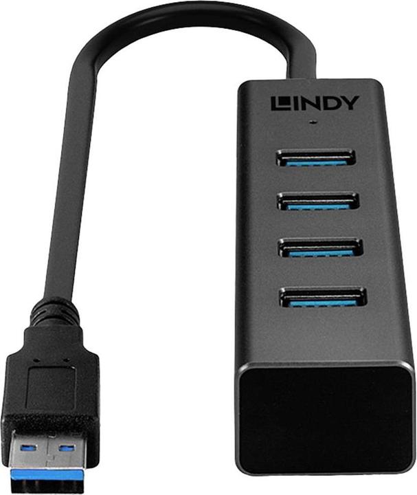 Immagine prodotto Lindy USB 3.0 Hub 4 Port ohne Netzteil (USB-C, 4 Porti)