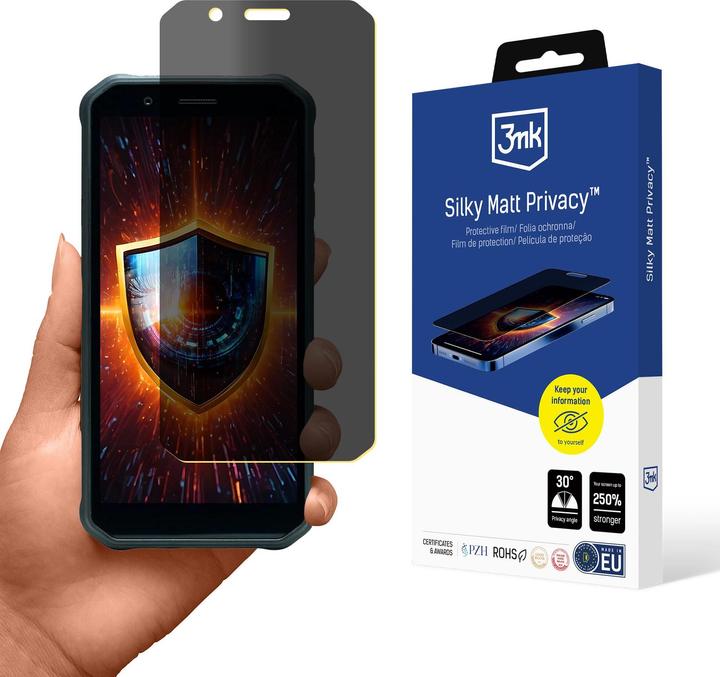 Actual product image 3MK Folia ochronna prywatyzujÄ ca matowa Silky Matt Privacy na MyPhone Hammer Energy X (MyPhone Hammer Energy)
