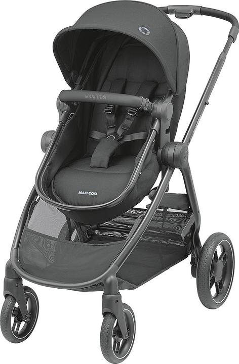 Image du produit Maxi-Cosi Zelia 3 Essential Black (cadre noir & cuir noir)