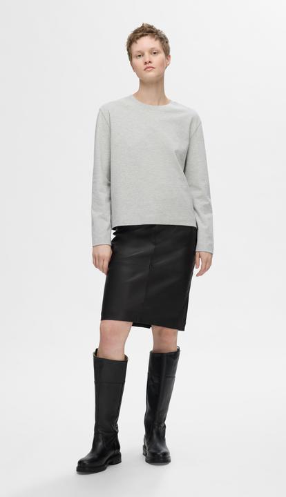 Actual product image Selected Femme Leather skirt (38)