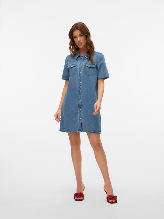 Actual product image Vero Moda VMAUSTIN Kurzes Kleid Jeanskleid (3XL)