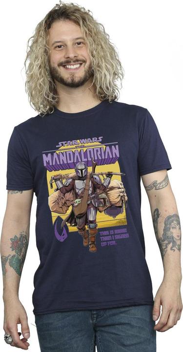 Image du produit Star Wars - T-shirt THE MANDALORIAN MORE THAN SIGNED UP FOR - Homme (L)