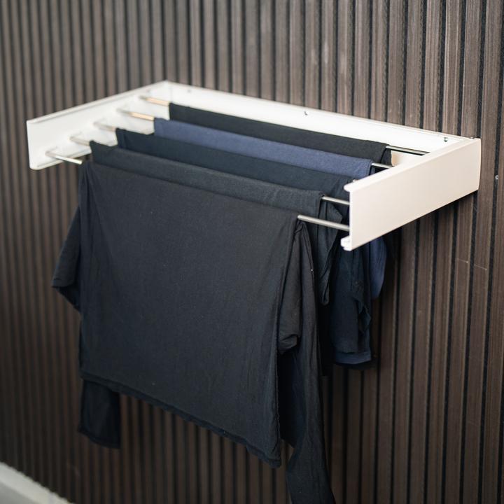 Productafbeelding Scandinavian Collection Opvouwbaar droogrek voor aan de muur - 80 x 40 x 9,5 cm
