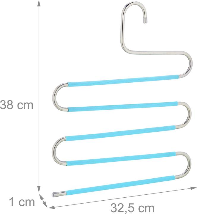 Image du produit Relaxdays 4x cintres pour pantalons multiples (1 x)