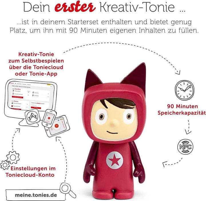 Produktbild Tonies Toniebox Starterset Beere (Kreativ-Tonie) (Deutsch)